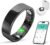 Smart Ring with Sleep Apnea Monitoring, No APP Subscription, 10-Day Battery Life, Stress/Heart Rate/Women’s Health Tracker, Android & iOS Compatible (Black, 8)