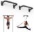 Pull Up Bar for Doorway, Heavy Duty Strength Training Pull-Up Bars for Home Gym, Wall Mounted/Joist Mounted/Ceiling Mounted Chin Up Bar with Reinforced Thick Metal Construction – Supports 500 lbs for Full-Body Workouts