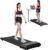 DeerRun Walking Pad, 2025 Smart Under Desk Treadmill, Treadmills for Home/Office, 2 in 1 Walking Pad Treadmill with LED Dispaly & Remote Control, Small Treadmill for Small Spaces