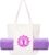 Yoga Mat Bag for Women Canvas Tote Bags with Yoga Mat Carrier Gym Bag for Workout Pilates Travel Beach and Office