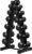 RITFIT 650/550/450/350/300/310/260/210/200/180/150/100 LB Rubber Hex Dumbbells Set with Optional Dumbbell Rack, Multi Weight Set to Choose, Ideal for Home Gym and Fitness