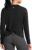 SANTINY Women’s Lightweight Long Sleeve Workout Tops Split Back Gym Running Hiking Athletic Shirt Quick Dry UPF 50+ Sun Shirt