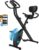 BARWING Exercise Bike Stationary Bikes for Home，3 in 1 Folding Exercise Bikes for Seniors, Indoor Cycling Workout Bike 16-Level Adjustable Resistance,330LB Capacity,Comfortable Seat Backrest Black
