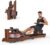 Water Rowing Machine for Home Use- Foldable Rower Machine 400LBS Weight Capacity with Dedicated Monitor & Comfortable Seat, Bluetooth APP