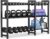 Dumbbell Rack 3-Tier Weight Stand Dumbbell Storage 50In Length For Home Gym Adjustable Spacing