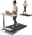 COZYINN Walking Pad with Handlebar, 10% Incline Under Desk Treadmills for Home Office Small,Quiet 2.5HP Voice Remote Control Portable Treadmills Work with WELLFIT KINOMAP,Small Walking Jogging Machine