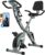 BARWING Stationary Exercise Bike for Home Workout, 5 IN 1 Foldable Indoor Cycling Bike for Seniors, 350LB Capacity, 16-Level Magnetic Resistance, Seat Backrest Adjustments