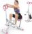 Squat Machine for Home, Squat Ride / Rowing Machine with Adjustable Resistance, Foldable Exercise Equipment, Glute & Leg Cardio Workout Machine