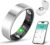 Smart Ring for Women & Men, Health Tracker with Sleep，Exercise Monitoring, iOS&Android Compatible, IP68 Waterproof, No Subscription, 5-Day Battery (Silver, 7)