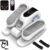 Zakle Under Desk Elliptical Machine, Electric Elliptical Training Machine w/Remote Control, 12 Speed Levels, Quiet Seated Pedal Exerciser for Home Office