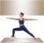 Yoga Mat Yellow Black Block Non Slip Exercise Mat with Carrying Strap and Storage Bag Abstract Art Fitness Mat for Yoga, Pilates, Stretching and Floor Workouts