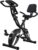 BARWING Stationary Exercise Bike for Home Workout, 5 IN 1 Foldable Indoor Cycling Bike for Seniors, 350LB Capacity, 16-Level Magnetic Resistance, Seat Backrest Adjustments