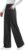 keriffe Womens Wide Leg Yoga Pants with 4 Pockets High Waist Stretchy Loose Dress Work Casual Sweatpants