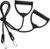 2Pcs Resistance Bands with Clips, Strong Resistance Band with ABS Handle, Exercise Bands Resistance, Replacement Cable Attachments for Gym Stepper Abdominal Machine, Resistance Bands with Clips