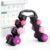LIONSCOOL Set of 2 Neoprene Coated Dumbbell Hand Weights, Anti-Slip and Anti-Roll Hex Dumbbells in Pair for Strength Training, Resistance Training