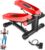 Steppers for Exercise at Home, Mini Stair Step Workout Machine with Resistance Bands, Air-Powered Stair Steppers for Exercise, Compact Cardio Stepper with Digital Monitor