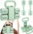 Adjustable Dumbbell Set of 2, 4 in 1 Free Weights Dumbbells Set for Women with Fast Adjustment, Each 2lb 3lb 4lb 5lb Hand Weights Set for Home Gym Exercise Training
