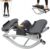 Rock Stepper Workout Machine, Lateral Rocking Fitness Stepper, Compact Exercise Equipment for Leg Core Glute Training, Low-Im-Pact Lateral Steppers, for Exercise at Home, Step Rocker for Knees Joints