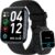 Smart Watches for Men Android & iPhone, 1.8″ Alexa Built-in Smartwatches Fitness Tracker Watch with Bluetooth Calls, IP68 Waterproof, Heart Rate/Sleep/SpO2 Monitor, 110 Sport Modes – Black