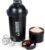 Shaker Bottle 18OZ Protein Shaker Bottles with Powder Storage & Pill Case 500ML GYM Shaker Cup for Protein Mixes with Blending Ball Leak Proof Mixer Bottle for Pre Workout,BPA Free(black)