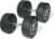 RitFit 5-250 LBS PVC Encased Round Dumbbell sets with Knurled Handle and Optional Rack, Strength Training Equipment for Home Gym
