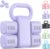 2-in-1 Adjustable Dumbbell Set, Upgraded 4 Levels Hand Weights for Women Men, Each 2.2/3.3/4.4/5.5lb, Convertible Weights Dumbbells and Kettlebell Set for Home Gym Exercise & Fitness