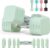 20LBS Adjustable Dumbbell Set, 4 in 1 Free Weights Dumbbells Set for,4lb 6lb 8lb 10lb, with Metal Non Slip Handle，Quick Change，Home Gym Strength Training Equipment for Men and Women