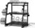 3-Tier Dumbbell Rack Stand Only – 700LB Heavy Duty Weight Storage Organizer with Thickened Steel Tube, Adjustable Weight Stand for Dumbbells, Barbells, Kettlebells, Black/Beige