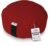 BEAN PRODUCTS Zafu Meditation Pillows for Sitting on Floor, Yoga Cushion, Cotton/Buckwheat fill Yoga Pillow, Zafu Meditation Cushion, Zen Kneeling Prayer Pad- MADE IN USA – 14″ ROUND – RED