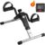 Folding Pedal Exerciser, Mini Under Desk Bike – Portable Foot Hand Cycle Peddler Machine Bicycle Exerciser for Arm Leg While Sitting