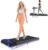 Walking Treadmill Pad, Under Desk Treadmills with Incline for Home Office,2.5 HP Portable Walking Machine with 265 LBS, Remote Control, LED Display