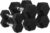 Signature Fitness Rubber Coated Hex Dumbbell Weight Set with Rack, Weight Sets for Home Workout 100LB Set, 150LB Set and 200LB Set Options