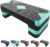 EVERYMILE Aerobic Exercise Step, Adjustable Aerobic Stepper for Exercise, Workout Step Platform, Step Up Box, 26.5″ Step Deck with 4” 6” 8” Adjustable Height Risers, Women Home Gym Fitness