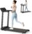 2.5 HP Quiet Walking Pad Treadmill with Handle Bar, Foldable Treadmills for Home Small, 6 MPH, 300 lbs Capacity, Portable Compact Running Machine with LCD Display Screen & APP