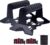 Parallettes Push Up Bars,Includes 2 wrist guards, 1 storage bag,Push Up Handles,Heavy Duty Steel Frame with Non-Slip Handle,Calisthenics Equipment for Outdoor&Home