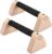 Pushup Handle Wood, Wooden Parallettes Bars for Calisthenics & Handstand Training, Push Up Bars with Non-Slip Base, Push-up Stand Strength Training & Home Gym Workout Equipment for Men Women