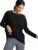 CRZ YOGA Pima Cotton Long Sleeve Workout Shirts for Women Loose Fit Athletic Yoga T-Shirts Casual Boat Neck Fall Tops