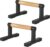 1 Pair Wooden Parallettes Push Up Bars for Men, Strength Training Pushup Stands Handles for Home Calisthenics, Fitness, Floor Workouts Solid Wood with White Metal Bracket – Support 500 lbs