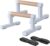 BESTWEI Wooden Parallettes Push Up Bars for Floor, Strength Training Pushup Stands Handles for Home Calisthenics, Fitness, Floor Workouts Solid Wood with White Metal Bracket, Support 500 lbs