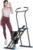 Stair Stepper for Home Gym, 350lbs Vertical Climber Machine with LCD Display, Non-Slip Pedals & 350lb Capacity Compact Folding Cardio Exercise Climber (Black)