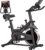 CURSOR FITNESS Exercise Bike, Stationary Bikes for Home, 300 LBS Capacity, Workout Bike with Silent Belt Drive, Indoor Cycling Bike with Extra Comfort Seat/IPad Mount/3 Bottle Holders