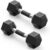 PAPABABE Hex Dumbbell Set with Rubber Grip 2.5-125lb, Odorless Rubber Coated Weight Fixed Dumbbells Set of 2, Weights for Women at Home, Hand Weights for Home Gym & Strength Training,Pesas Para Ejercicios