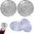 4 Pack Doorway Pull Up Bar End Pad Replacement Non-Slip Wall-Mounted Chin-Up Bar Locking Rubber Pads for Doorway Chin Up Bar No Screw Door Exercise Bar Strength Training Upper Body Workout Bar