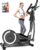 HARISON Elliptical Machine for Home 350 LBS Capacity, Magnetic Elliptical Exercise Machine with 16-Level Resistance Control, Elliptical Trainer with HARISON Bluetooth (Black)