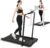 2 in 1 Folding Treadmill, Smart Walking Running Machine with Bluetooth Audio Speakers, Installation-Free，Under Desk Treadmill for Home/Office Gym Cardio Fitness