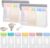 Lerine Reusable Protein Powder Container To Go, Protein Powder Travel Container Set, 14Pcs Single Dose Bags & 2Pcs Large Zip Bags, Portable Supplement Storage Containers with Funnel, Spoon