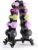 LIONSCOOL Set of 2 Neoprene Coated Dumbbell Hand Weights, Anti-Slip and Anti-Roll Hex Dumbbells in Pair for Strength Training, Resistance Training