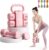 Lightweight Adjustable Dumbbell Kettlebell Set – 4 in 1 Free Weight Set with Kettlebell Grip Converter, Each 2.2 3.3 4.4 5.5lb Quick Change Weight Women Dumbbell Set for Small Spaces Home Gym