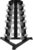 Balelinko Dumbbell Rack Stand Only, 6 Tier Triangular Frame Dumbbell Rack, Dumbbell Holder with 18 Dumbbell Storage Placements, 900 lbs Weight Capacity Weight Storage Stand for Home Gym，Black