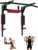 CRYSTAL FIT Multifunctional Wall Mounted Pull Up Bar, Chin Up Bar and Dip Station, Heavy Duty Steel Supports to 440 Lbs, Home Gym Workout Indoor Power Tower Set Training Equipment Fitness